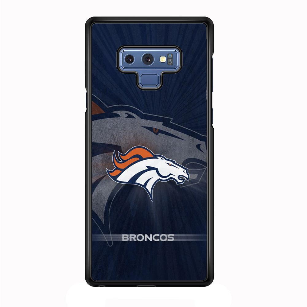 NFL Denver Broncos 001 Samsung Galaxy Note 9 Case-Plastic / Full Wrap (3D Case)-Xtracase