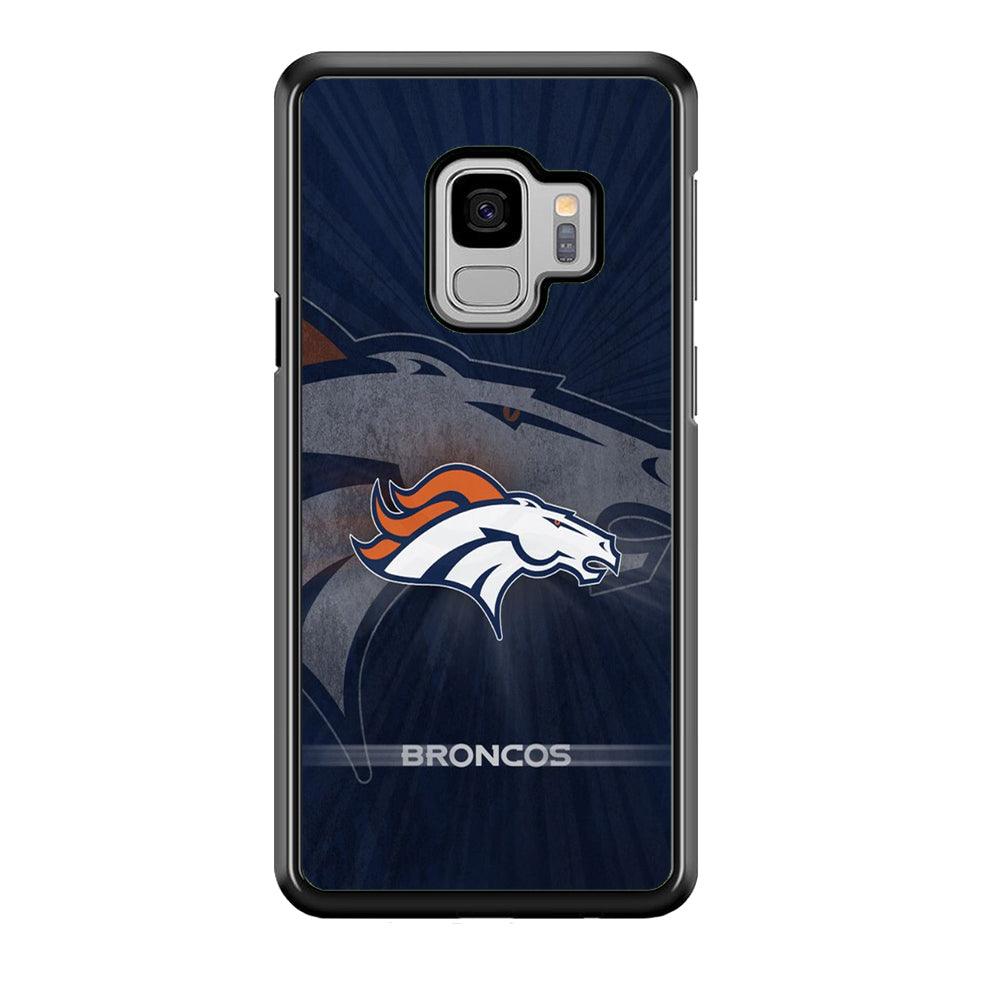NFL Denver Broncos 001 Samsung Galaxy S9 Case-Plastic / Full Wrap (3D Case)-Xtracase