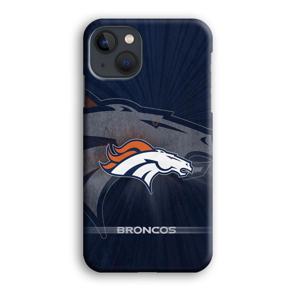 NFL Denver Broncos 001 iPhone 13 Mini Case-Plastic / Full Wrap (3D Case)-Xtracase