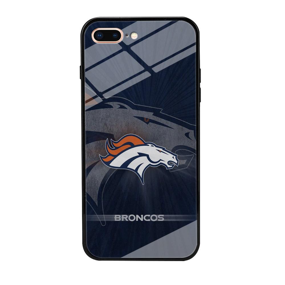 NFL Denver Broncos 001 iPhone 8 Plus Case-Tempered Glass Case-Xtracase