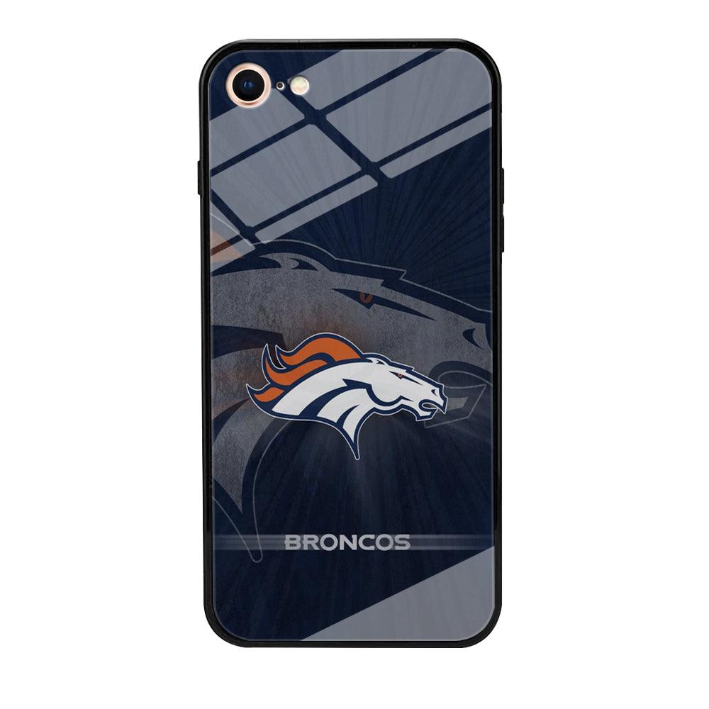 NFL Denver Broncos 001 iPhone 7 Case-Tempered Glass Case-Xtracase
