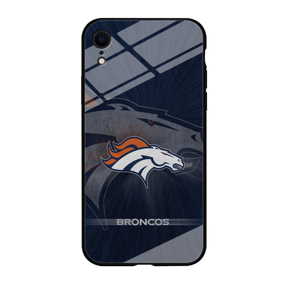 NFL Denver Broncos 001 iPhone XR Case-Tempered Glass Case-Xtracase