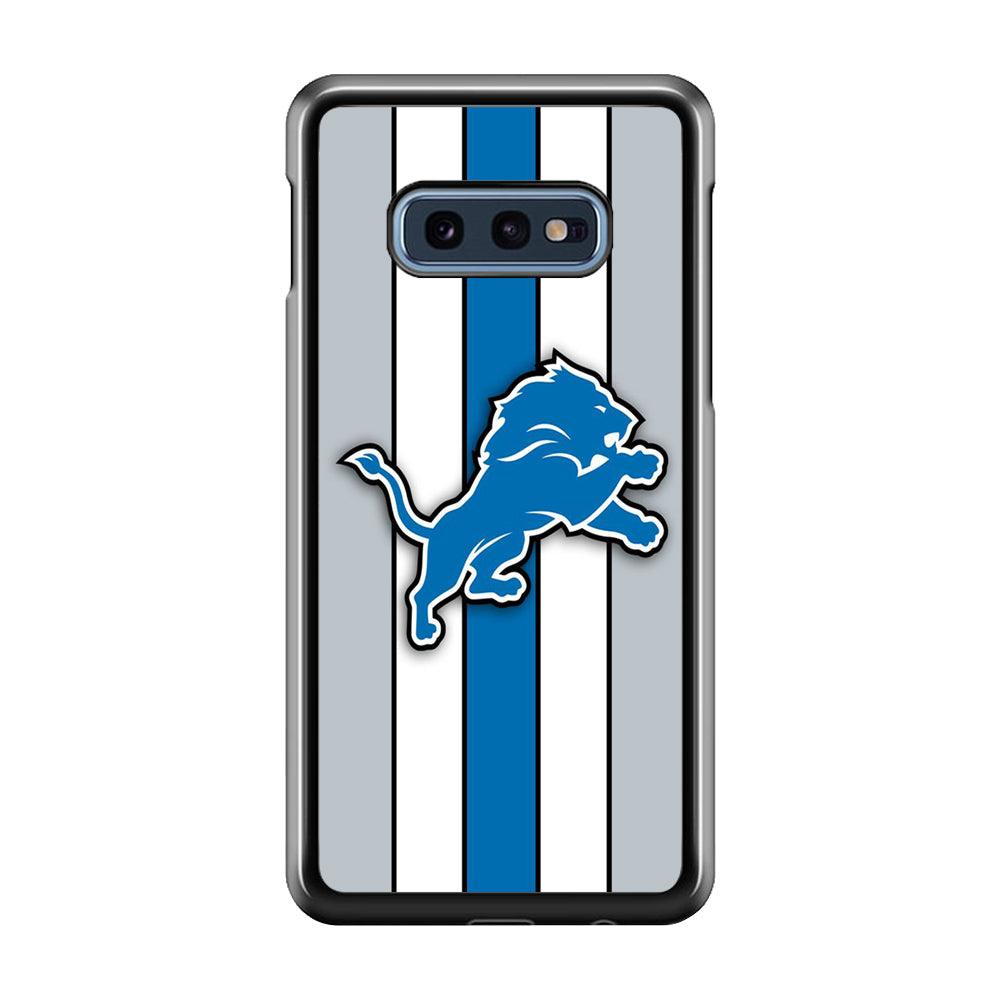 NFL Detroit Lions 001 Samsung Galaxy S10E Case-Plastic / Full Wrap (3D Case)-Xtracase