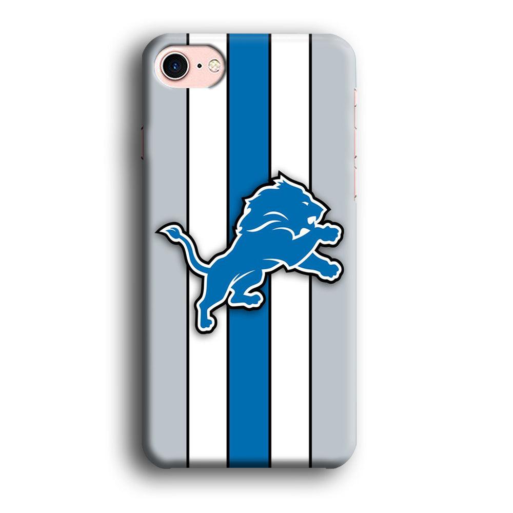 NFL Detroit Lions 001 iPhone SE 2020 Case-Plastic / Full Wrap (3D Case)-Xtracase
