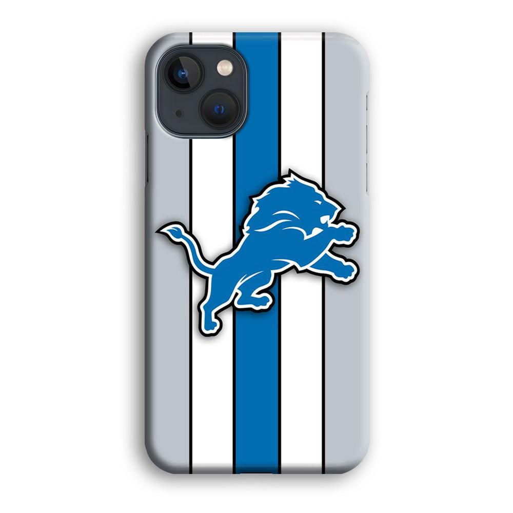 NFL Detroit Lions 001 iPhone 13 Case-Plastic / Full Wrap (3D Case)-Xtracase