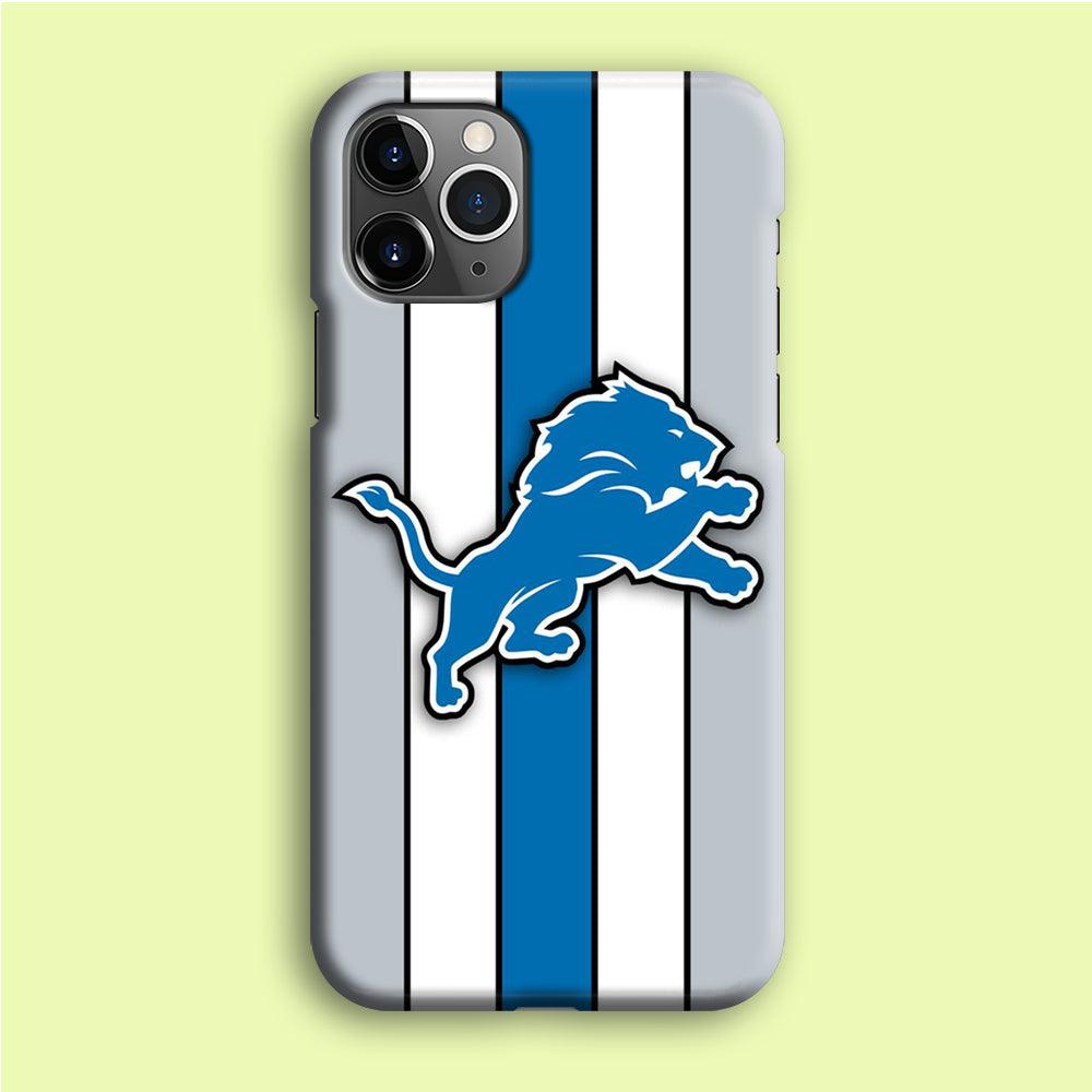 NFL Detroit Lions 001 iPhone 12 Pro Case-Plastic / Full Wrap (3D Case)-Xtracase