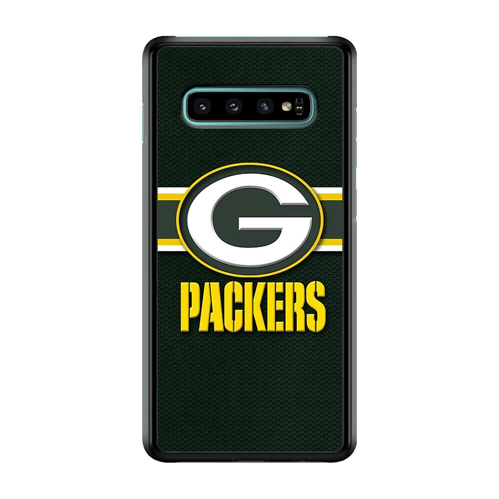 NFL Green Bay Packers 001 Samsung Galaxy S10 Case-Plastic / Full Wrap (3D Case)-Xtracase