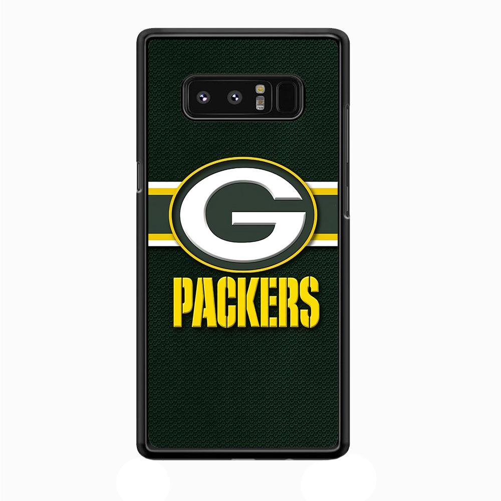 NFL Green Bay Packers 001 Samsung Galaxy Note 8 Case-Plastic / Full Wrap (3D Case)-Xtracase