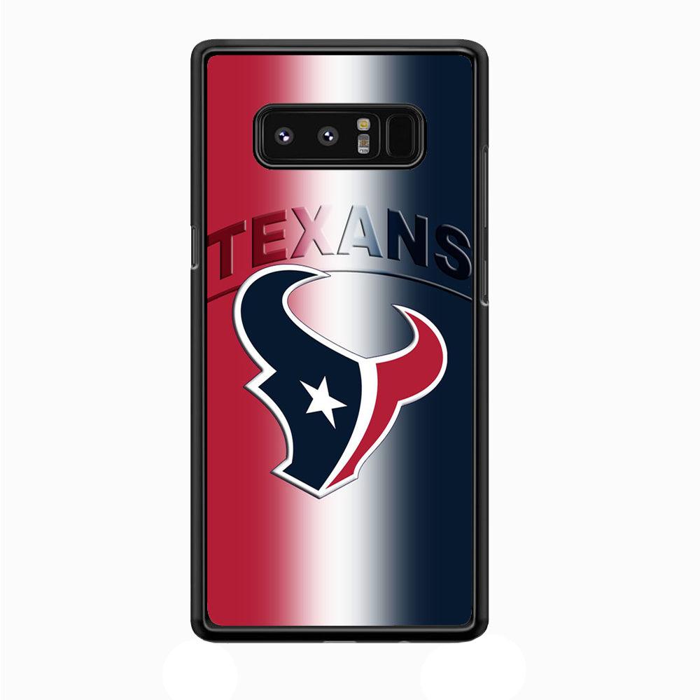 NFL Houston Texans 001 Samsung Galaxy Note 8 Case-Plastic / Full Wrap (3D Case)-Xtracase