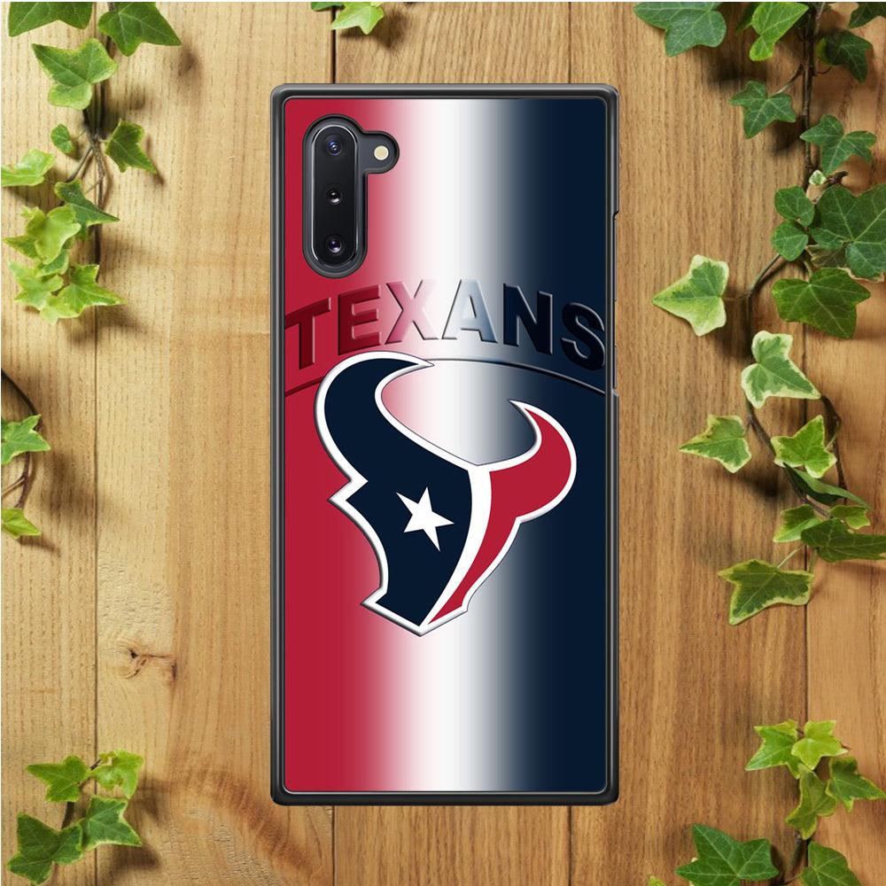 NFL Houston Texans 001 Samsung Galaxy Note 10 Case-Plastic / Full Wrap (3D Case)-Xtracase