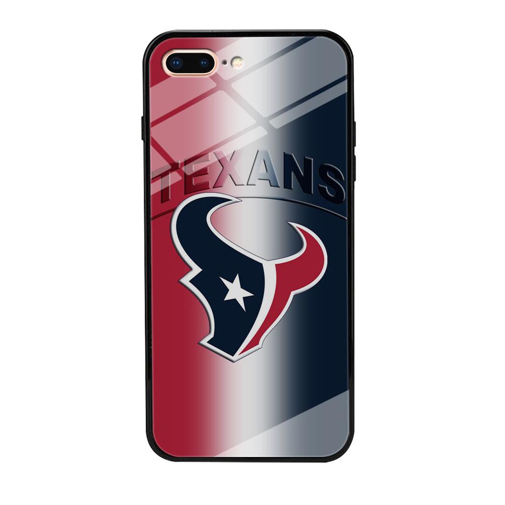 NFL Houston Texans 001 iPhone 8 Plus Case-Tempered Glass Case-Xtracase