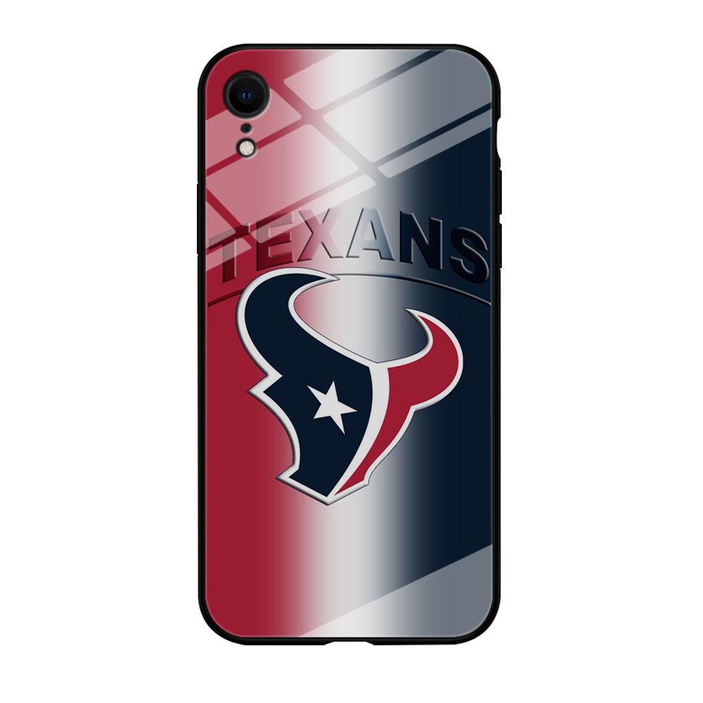 NFL Houston Texans 001 iPhone XR Case-Tempered Glass Case-Xtracase