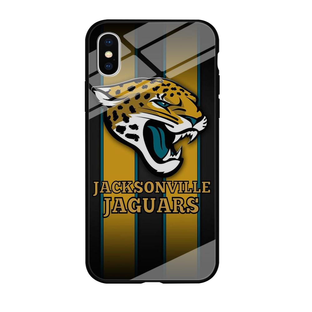 NFL Jacksonville Jaguars 001 iPhone Xs Max Case-Tempered Glass Case-Xtracase
