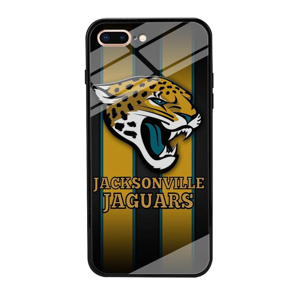 NFL Jacksonville Jaguars 001 iPhone 8 Plus Case-Tempered Glass Case-Xtracase