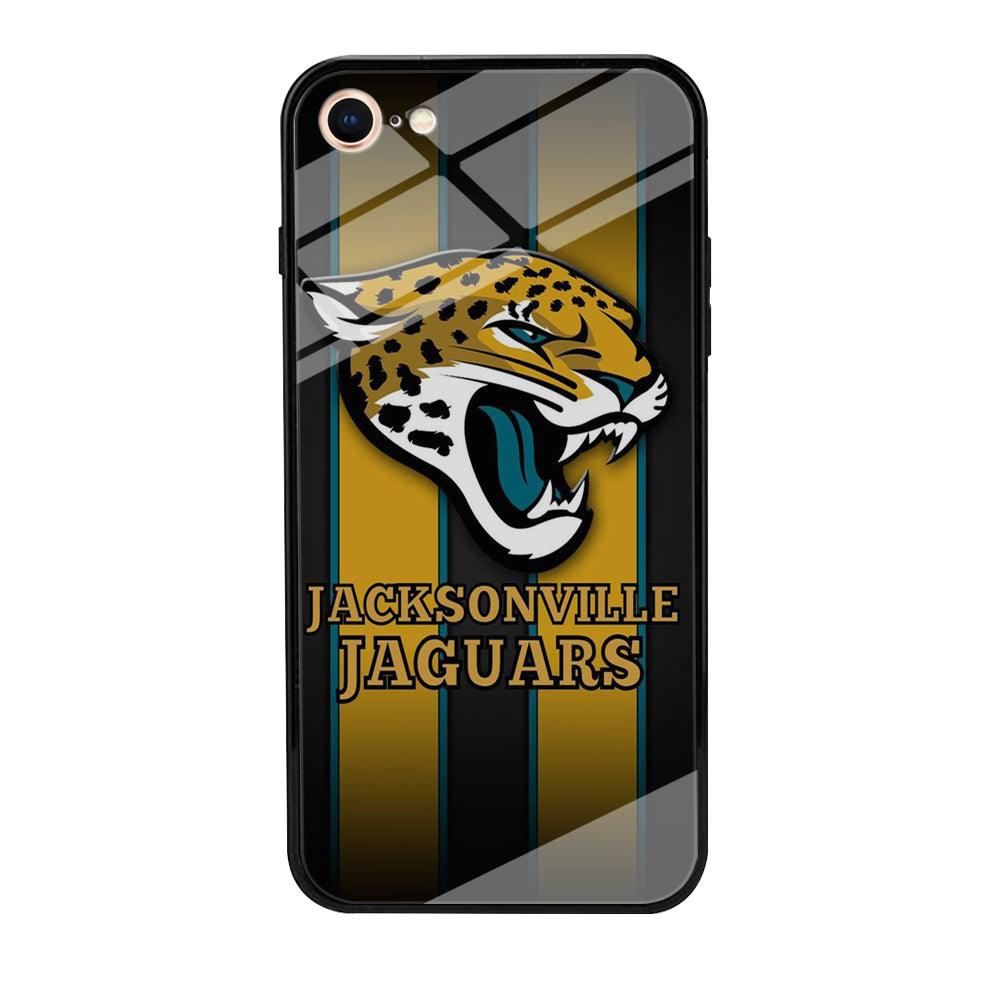 NFL Jacksonville Jaguars 001 iPhone 8 Case-Tempered Glass Case-Xtracase