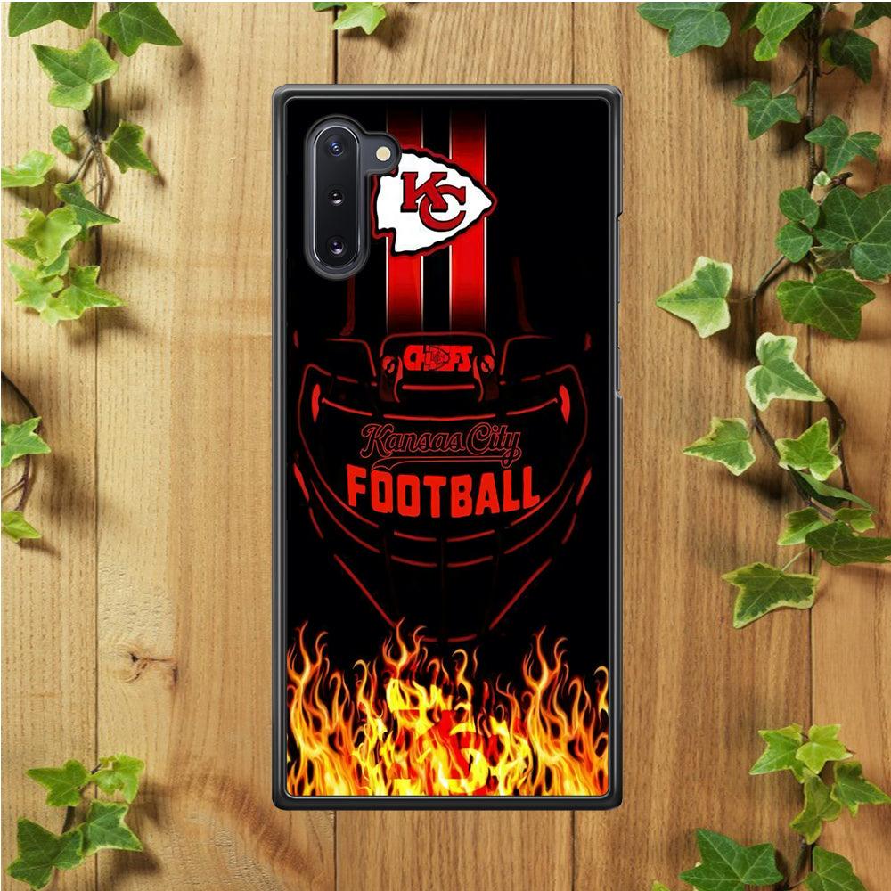 NFL Kansas City Chiefs 001 Samsung Galaxy Note 10 Case-Plastic / Full Wrap (3D Case)-Xtracase
