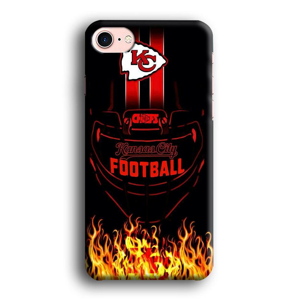 NFL Kansas City Chiefs 001 iPhone SE 2020 Case-Plastic / Full Wrap (3D Case)-Xtracase