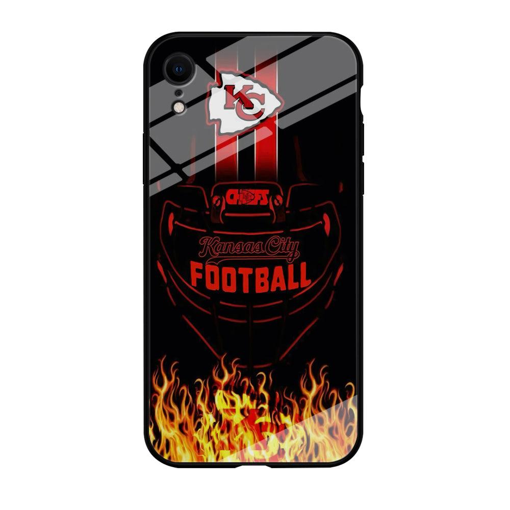 NFL Kansas City Chiefs 001 iPhone XR Case-Tempered Glass Case-Xtracase
