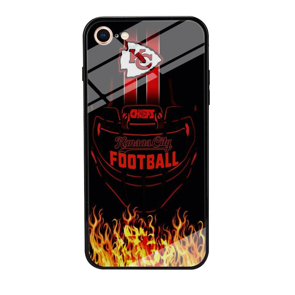 NFL Kansas City Chiefs 001 iPhone 7 Case-Tempered Glass Case-Xtracase