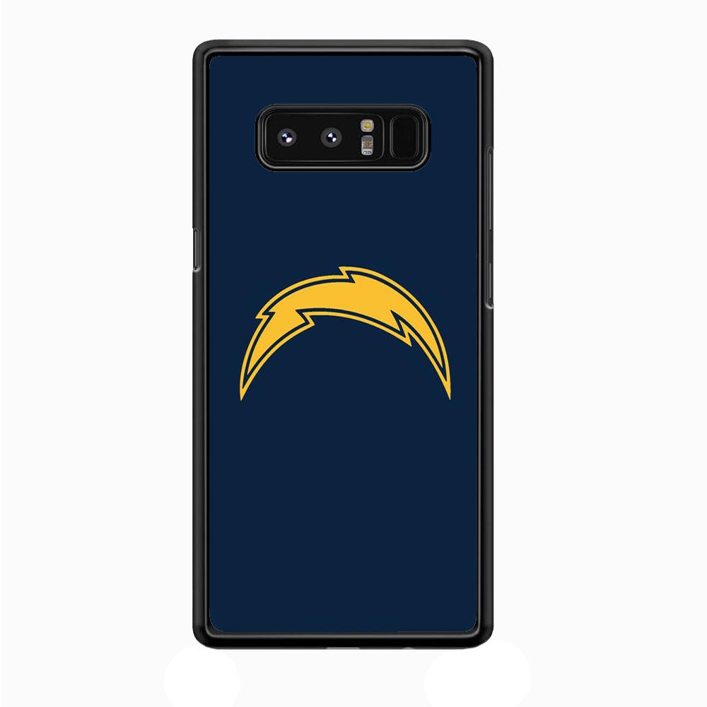 NFL Los Angeles Chargers 001 Samsung Galaxy Note 8 Case-Plastic / Full Wrap (3D Case)-Xtracase