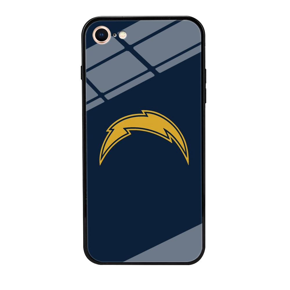 NFL Los Angeles Chargers 001 iPhone 7 Case-Tempered Glass Case-Xtracase