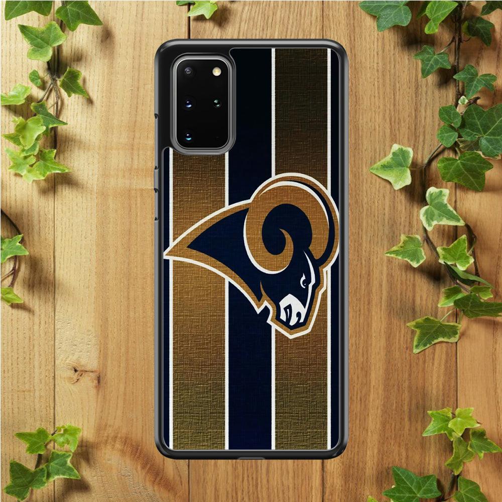 NFL Los Angeles Rams 001 Samsung Galaxy S20 Plus Case-Plastic / Full Wrap (3D Case)-Xtracase