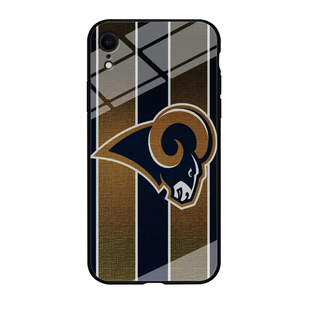 NFL Los Angeles Rams 001 iPhone XR Case-Tempered Glass Case-Xtracase