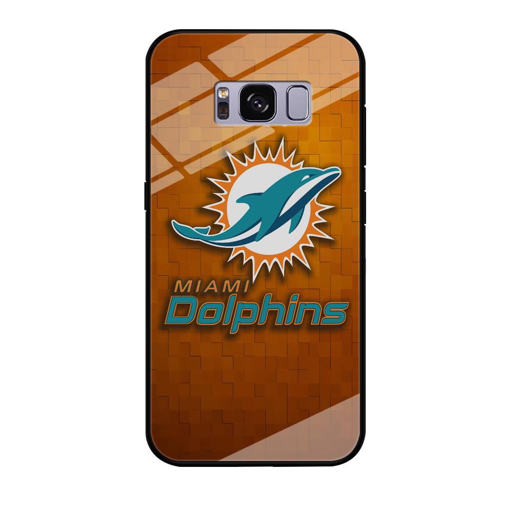 NFL Miami Dolphins 001 Samsung Galaxy S8 Case-Tempered Glass Case-Xtracase