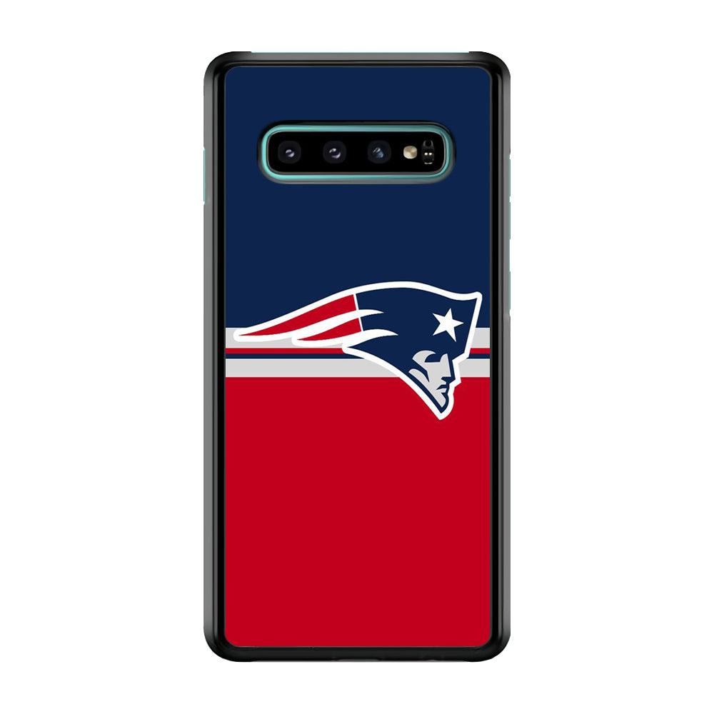 NFL New England Patriots 001 Samsung Galaxy S10 Case-Plastic / Full Wrap (3D Case)-Xtracase