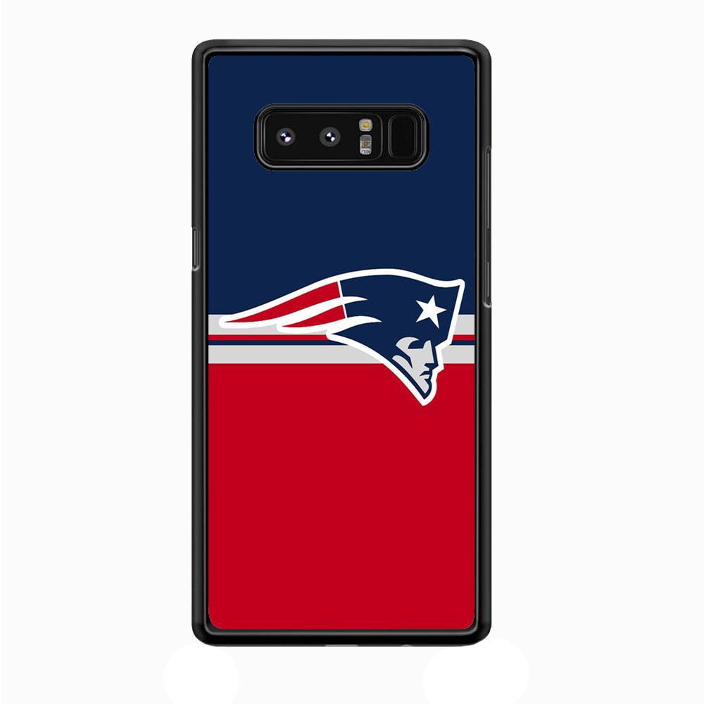 NFL New England Patriots 001 Samsung Galaxy Note 8 Case-Plastic / Full Wrap (3D Case)-Xtracase