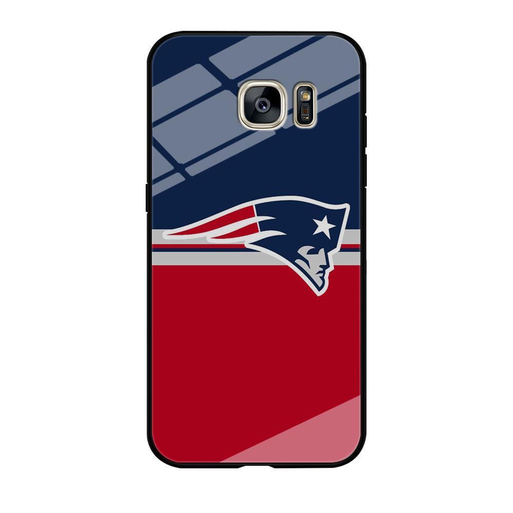 NFL New England Patriots 001 Samsung Galaxy S7 Edge Case-Tempered Glass Case-Xtracase