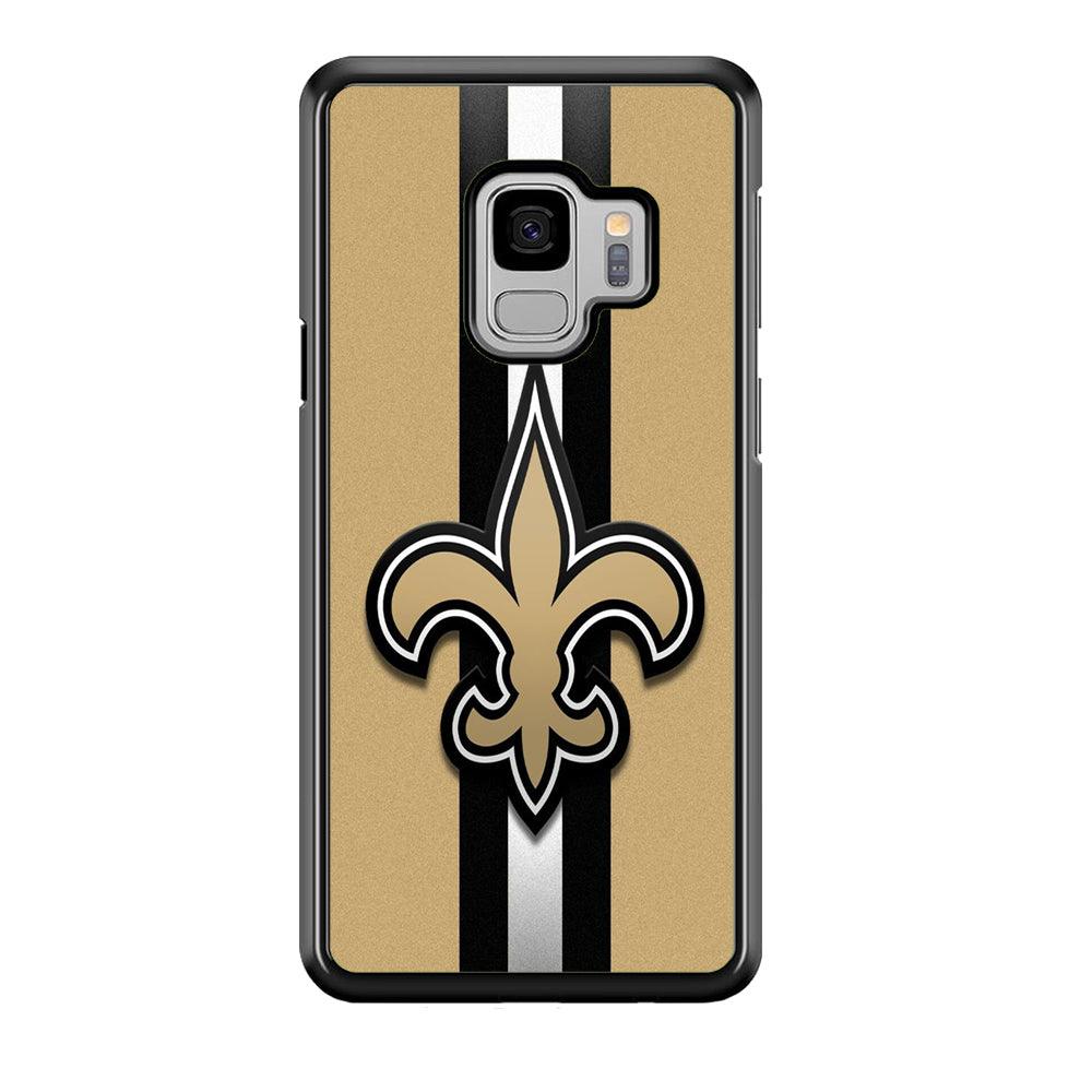 NFL New Orleans Saints 001 Samsung Galaxy S9 Case-Plastic / Full Wrap (3D Case)-Xtracase