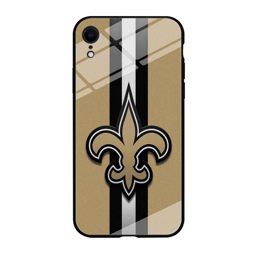 NFL New Orleans Saints 001 iPhone XR Case-Tempered Glass Case-Xtracase