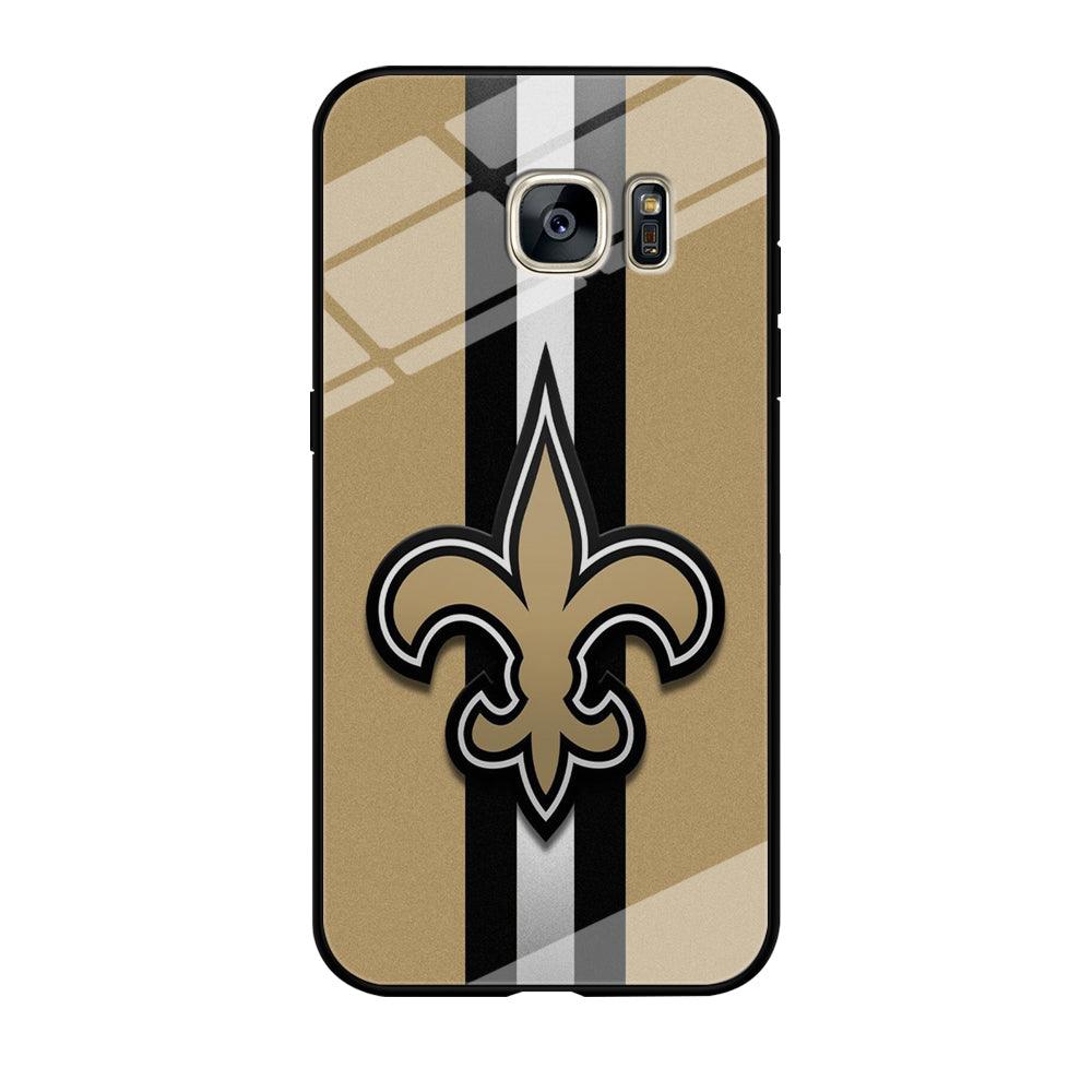 NFL New Orleans Saints 001 Samsung Galaxy S7 Edge Case-Tempered Glass Case-Xtracase