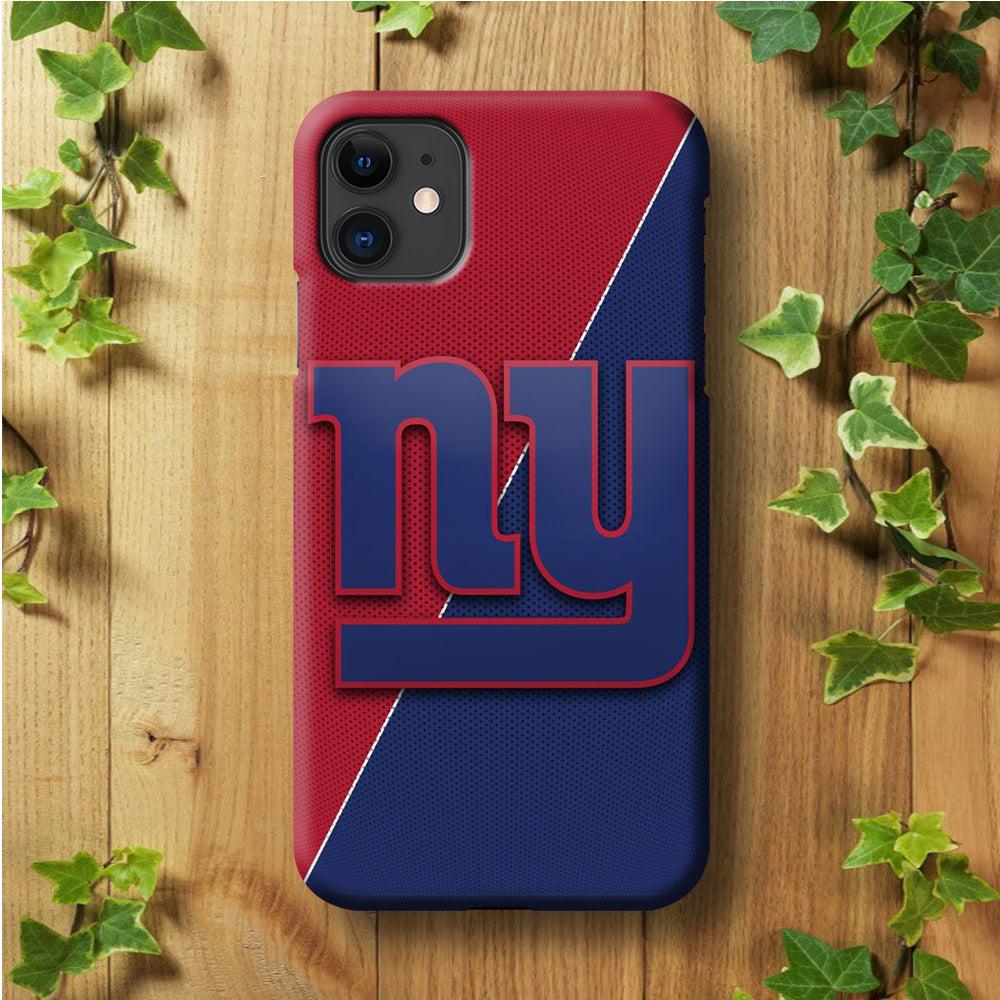 NFL New York Giants 001 iPhone 11 Case-Plastic / Full Wrap (3D Case)-Xtracase