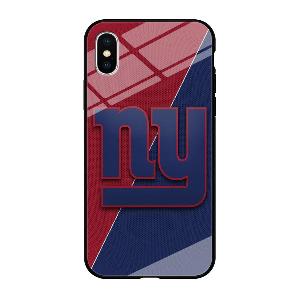NFL New York Giants 001 iPhone Xs Case-Tempered Glass Case-Xtracase