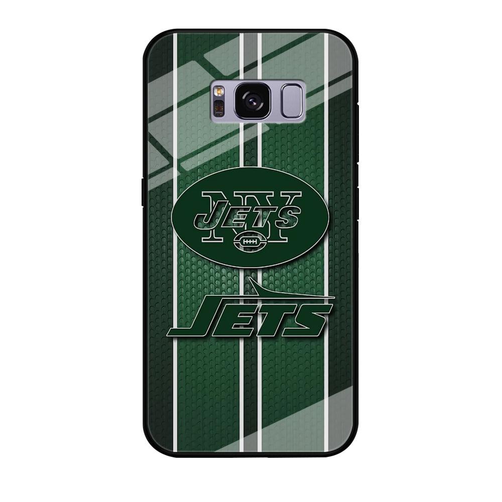 NFL New York Jets 001 Samsung Galaxy S8 Case-Tempered Glass Case-Xtracase