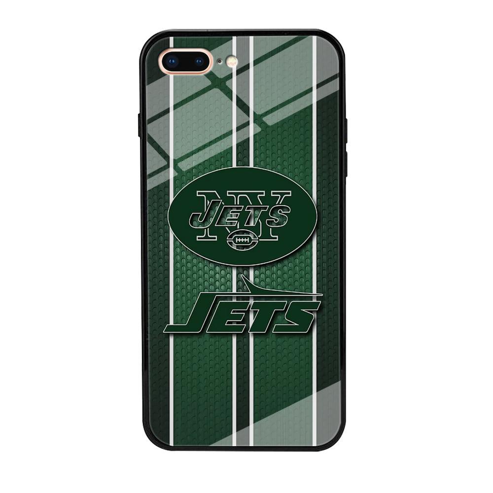NFL New York Jets 001 iPhone 7 Plus Case-Tempered Glass Case-Xtracase
