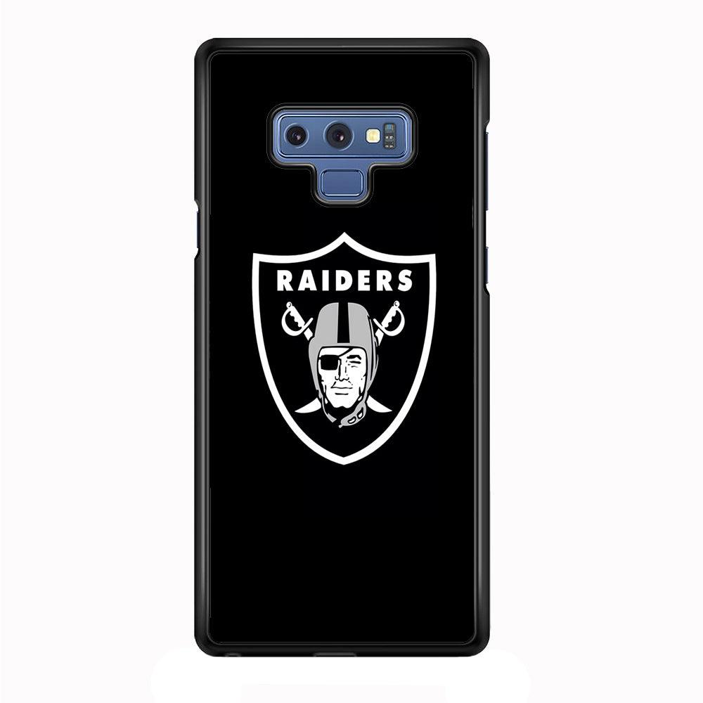 NFL Oakland Raiders 001 Samsung Galaxy Note 9 Case-Plastic / Full Wrap (3D Case)-Xtracase