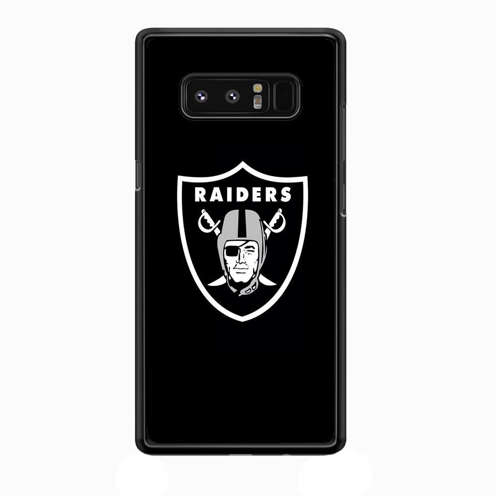 NFL Oakland Raiders 001 Samsung Galaxy Note 8 Case-Plastic / Full Wrap (3D Case)-Xtracase