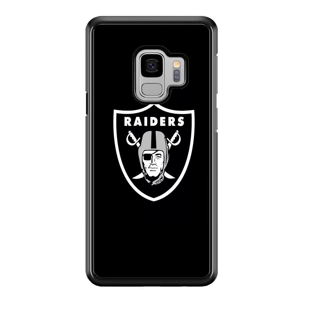 NFL Oakland Raiders 001 Samsung Galaxy S9 Case-Plastic / Full Wrap (3D Case)-Xtracase
