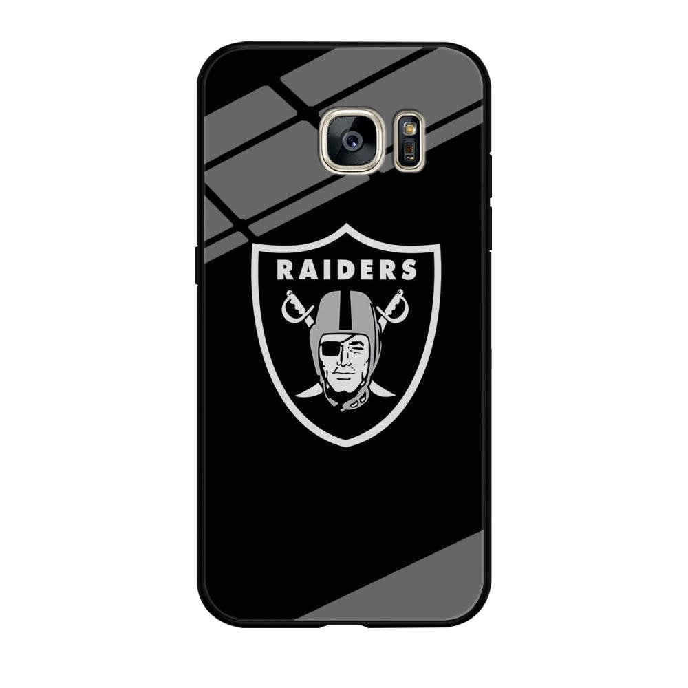 NFL Oakland Raiders 001 Samsung Galaxy S7 Edge Case-Tempered Glass Case-Xtracase
