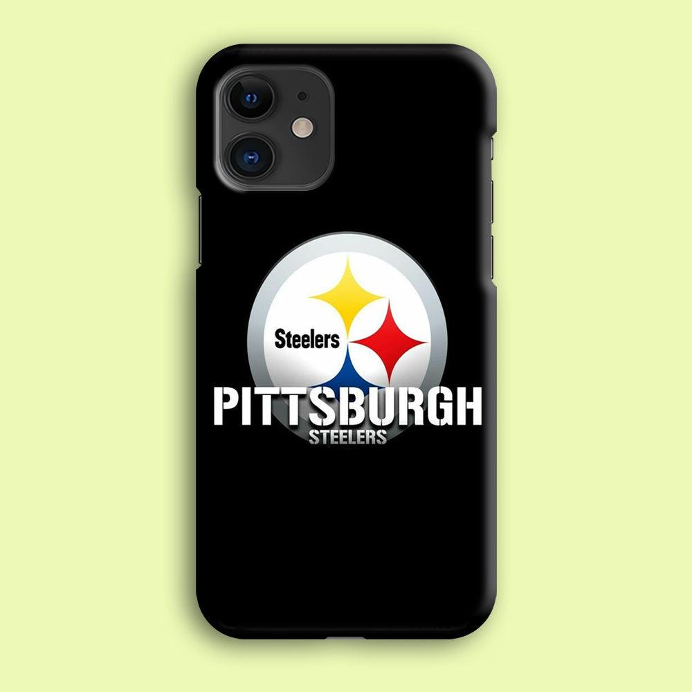 NFL Pittsburgh Steelers 001 iPhone 12 Mini Case-Plastic / Full Wrap (3D Case)-Xtracase