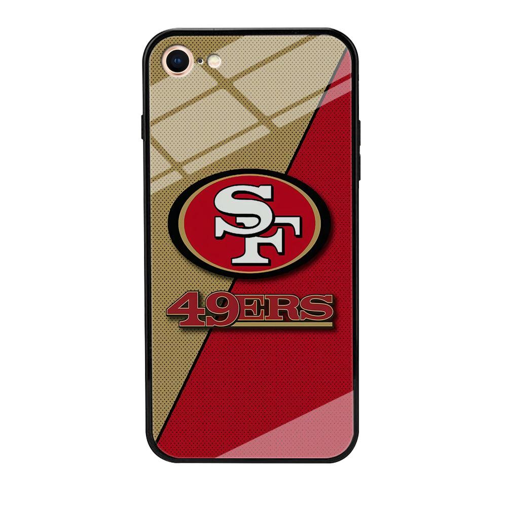NFL San Francisco 49ers 001 iPhone 8 Case-Tempered Glass Case-Xtracase