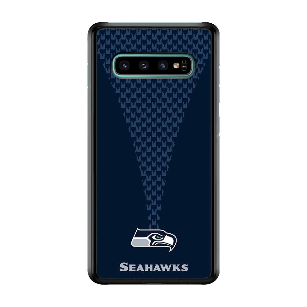 NFL Seattle Seahawks 001 Samsung Galaxy S10 Case-Plastic / Full Wrap (3D Case)-Xtracase