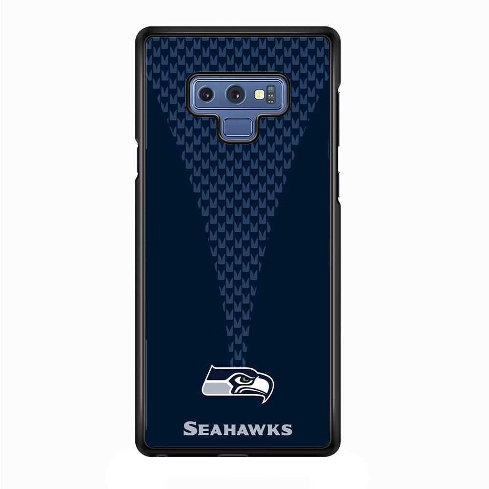 NFL Seattle Seahawks 001 Samsung Galaxy Note 9 Case-Plastic / Full Wrap (3D Case)-Xtracase