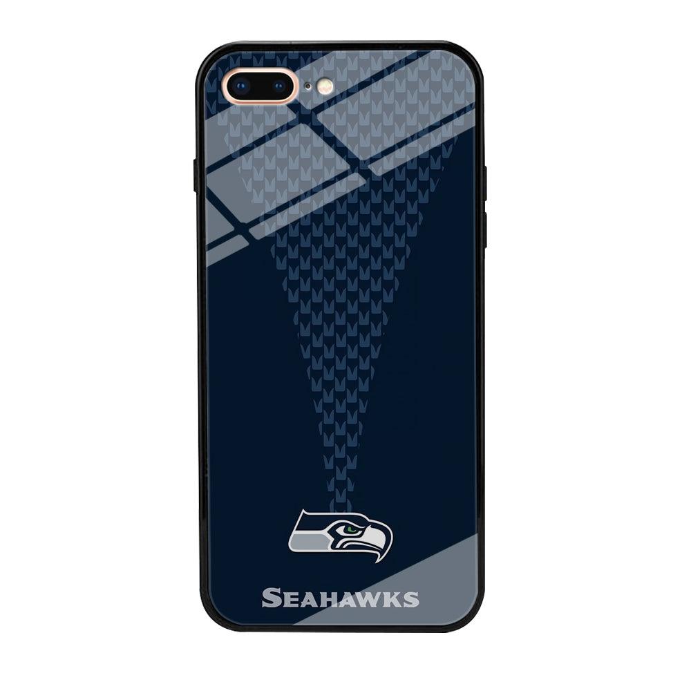 NFL Seattle Seahawks 001 iPhone 7 Plus Case-Tempered Glass Case-Xtracase