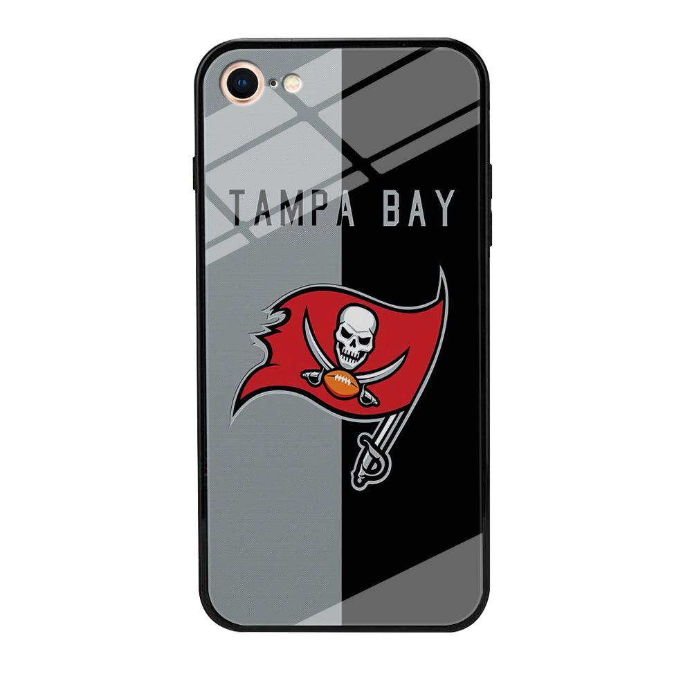 NFL Tampa Bay Buccaneers 001 iPhone 8 Case-Tempered Glass Case-Xtracase