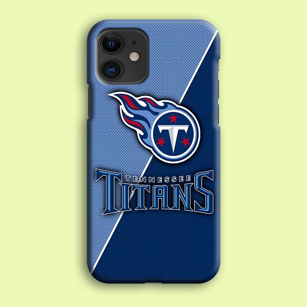 NFL Tennessee Titans 001 iPhone 12 Case-Plastic / Full Wrap (3D Case)-Xtracase