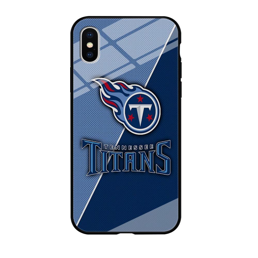 NFL Tennessee Titans 001 iPhone Xs Case-Tempered Glass Case-Xtracase